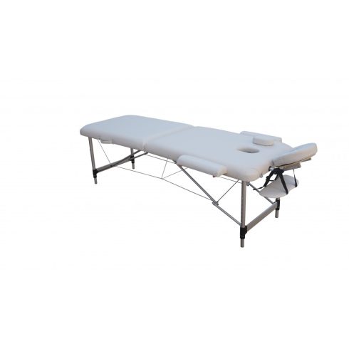 Extra-könnyű ALU 2 zónás masszázságy vastag szivacsozással 196 x 70 cm - KRÉM