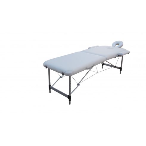 Extra-könnyű ALU 2 zónás masszázságy vastag szivacsozással 196 x 70 cm - KRÉM