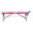 FA 2 zónás, FEHÉR-PINK masszázságy - 196 x 70 cm