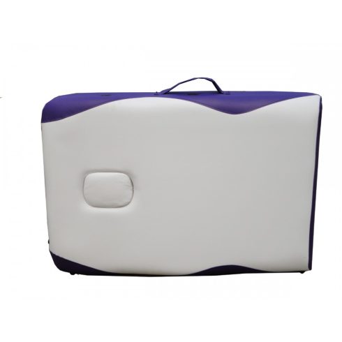 FA 2 zónás, FEHÉR-LEVENDULA masszázságy - 196 x 70 cm 