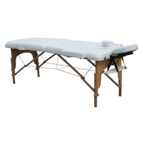 FA 2 zónás, FEHÉR masszázságy - 196 x 70 cm