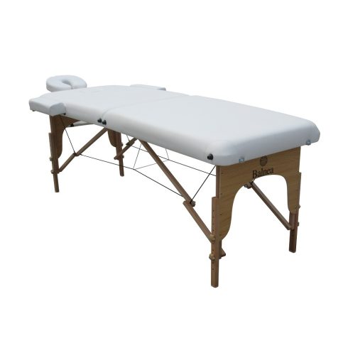 FA 2 zónás, FEHÉR masszázságy - 196 x 70 cm