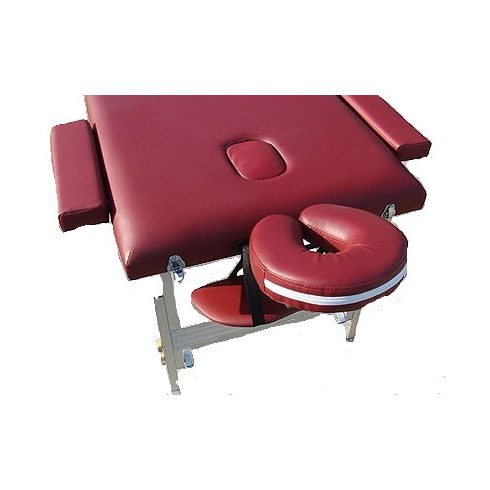 Alu 3 zónás masszázságy vastag szivacsozással 196 x 70 cm - BURGUNDI 