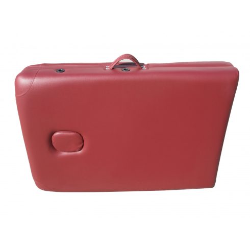 Alu 3 zónás masszázságy vastag szivacsozással 196 x 70 cm - BURGUNDI 