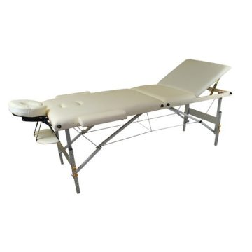   Alu 3 zónás masszázságy vastag szivacsozással 196 x 70 cm - KRÉM