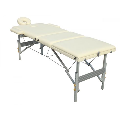 Alu 3 zónás masszázságy vastag szivacsozással 196 x 70 cm - KRÉM