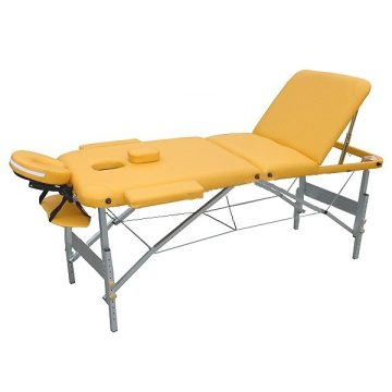   Alu 3 zónás masszázságy vastag szivacsozással 196 x 70 cm - NAPSÁRGA  B ÉRTÉKCSÖKKENT KISHIBÁS TERMÉK
