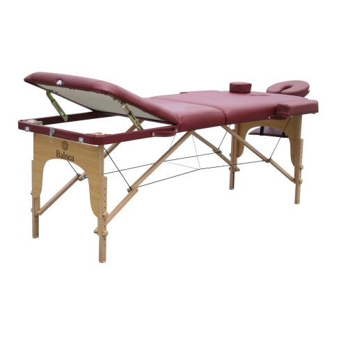 FA 3 zónás BURGUNDI masszázságy 196 x 70 cm