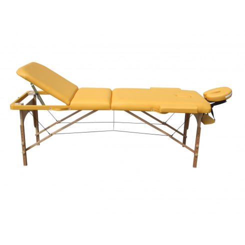 FA 3 zónás NAPSÁRGA masszázságy- 196 x 70 cm - B ÉRTÉKCSÖKKENT TERMÉK