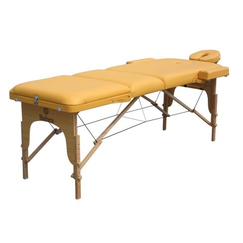 FA 3 zónás NAPSÁRGA masszázságy- 196 x 70 cm - B ÉRTÉKCSÖKKENT TERMÉK
