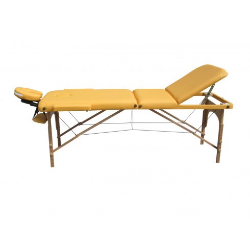 FA 3 zónás NAPSÁRGA masszázságy- 196 x 70 cm - B ÉRTÉKCSÖKKENT TERMÉK