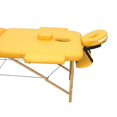 FA 3 zónás NAPSÁRGA masszázságy- 196 x 70 cm - B ÉRTÉKCSÖKKENT TERMÉK