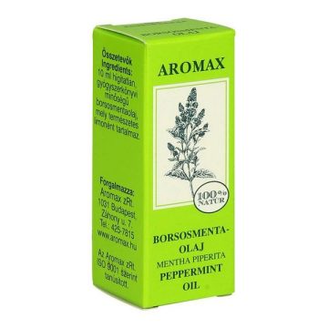   AROMAX 100% tisztaságú bevizsgált illóolaj 10 ml - BORSMENTAOLAJ