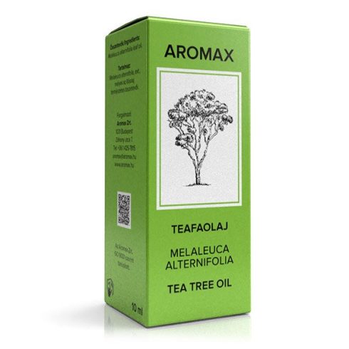 AKCIÓ - AROMAX 100% tisztaságú bevizsgált illóolaj 10 ml - TEAFAOLAJ