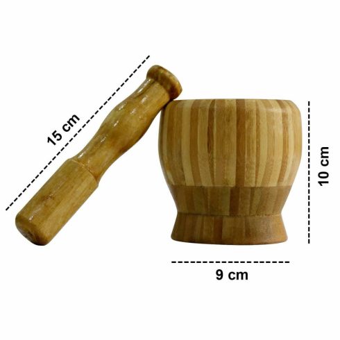 BAMBUSZ mozsár  10 cm