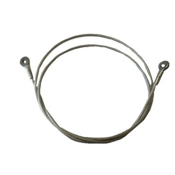   Bowden műanyag bevonattal masszázságyhoz hosszú 116 cm -  ezüst
