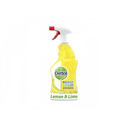 Dettol antibakteriális felülettisztító spray, CITROM és LIME sárga - 500 ml