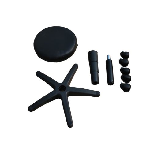 Gurulós, kozmetikai forgószék - FEKETE