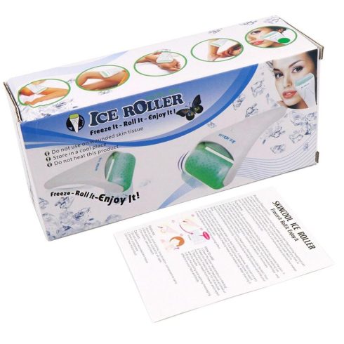 Hűsítő görgős Ice roller, jeges arcmasszírozó arcra, testre 