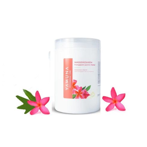 Yamuna MASSZÁZSKRÉM - FRANGIPÁNI JÁZMIN, 1000ml