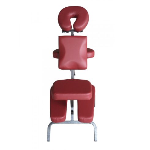 Hordozható, összecsukható masszázsszék táskával  - BURGUNDI