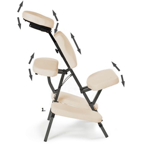 Hordozható, összecsukható masszázsszék táskával - B ÉRTÉKCSÖKKENT KISHIBÁS TERMÉK - KRÉM