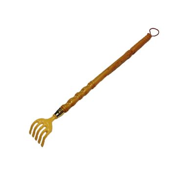 Hátvakaró, hátmasszírozó fa pálca - 45 cm