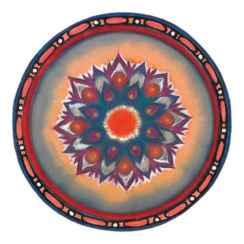 Mandala ABLAKFÓLIA 14 cm - PÉNZÜGYI GYARAPODÁST SEGÍTŐ 2.