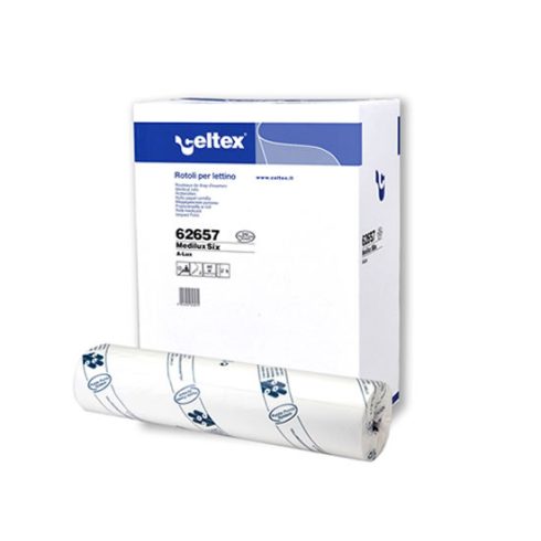 CELTEX olasz Prémium Papírlepedő tekercs orvosi, kozmetikai célokra 50 cm x 50 m - 9 darabos KARTON