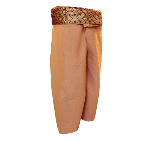 Thai masszázs öltözet, jóga nadrág - barna