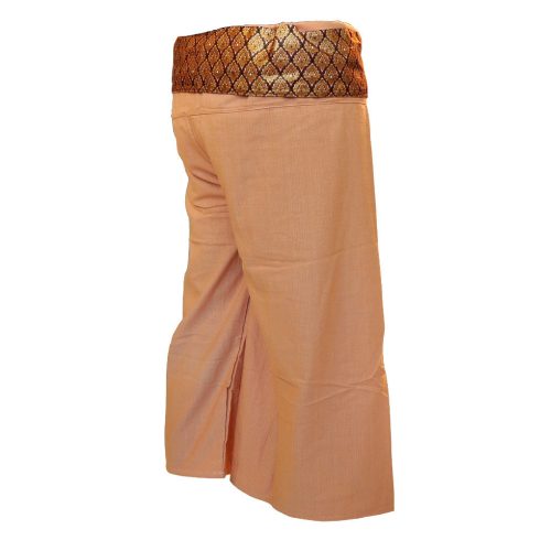 Thai masszázs öltözet, jóga nadrág - barna