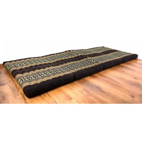 Thai masszázs matrac 200 x 80 cm HAJTHATÓ FEKETE-PIROS-ELEFÁNTMINTÁS - 80 cm