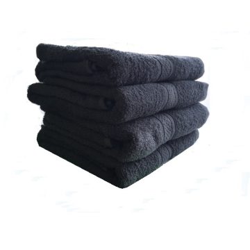   Törölköző, fürdőlepedő pamut 65 x 130 cm - SÖTÉT SZÜRKE